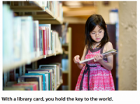 Child With New Library Card On Massive Power Trip