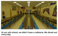 Gross Middle School Cafeteria Working Double Duty As Filthy Middle School Auditorium