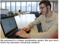 Area Man Throws An Exclamation Point At The End Of Password Just To Be Safe