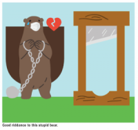 Anticipating Return To Full Campus Activity, University Prepares Graphic In Which “Brown Takes Care” Bear Is Mercilessly Executed