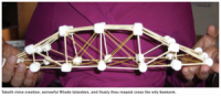 Bid For Washington Bridge Design Awarded To Team With Tallest Marshmallow Spaghetti Stick Tower