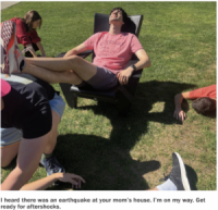 Red Cross Worker Prays for Devastating Earthquake In Vacation Hot Spot