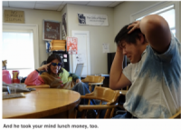 Annoying Psionic Kid Probably Gonna Trap You In Mind Prison For One Million Years At Lunch Again