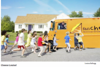 Gleeful Children Run Outside At Sound Of Gourmet Grilled Cheese Truck