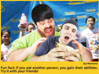 Competitive Eater Eaten By More Competitive Eater